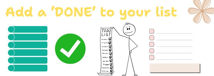 add a done list
