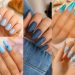 blue nail ideas inspo