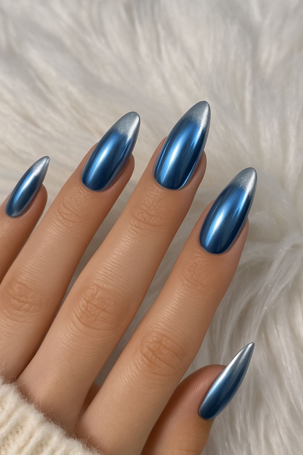 blue nail ideas inspo