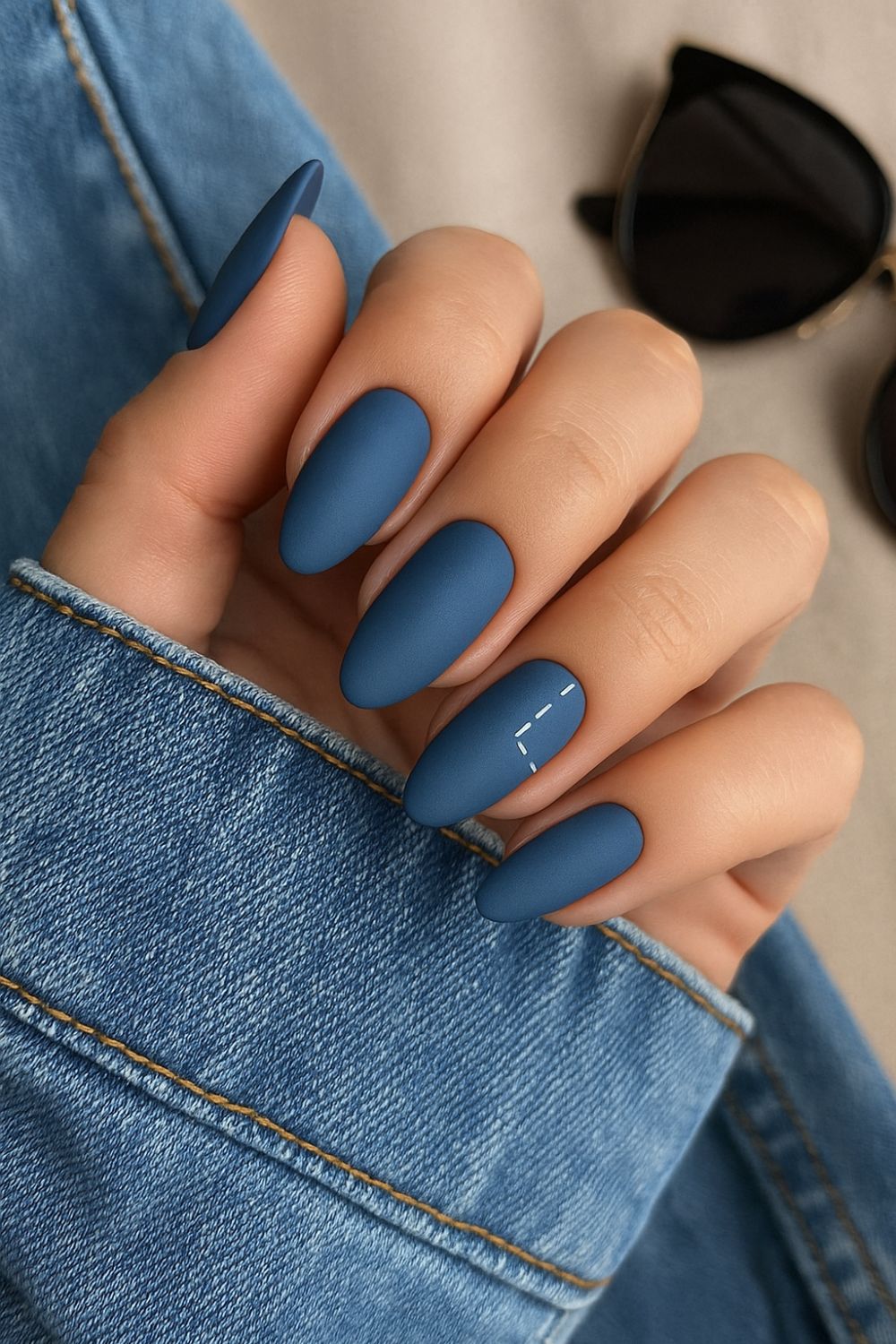 blue nail ideas inspo
