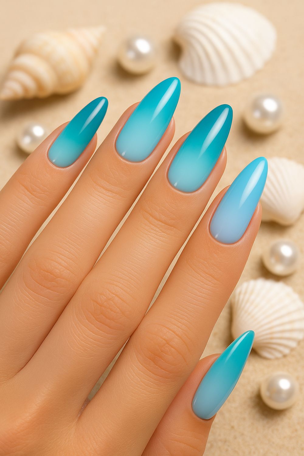 blue nail ideas inspo