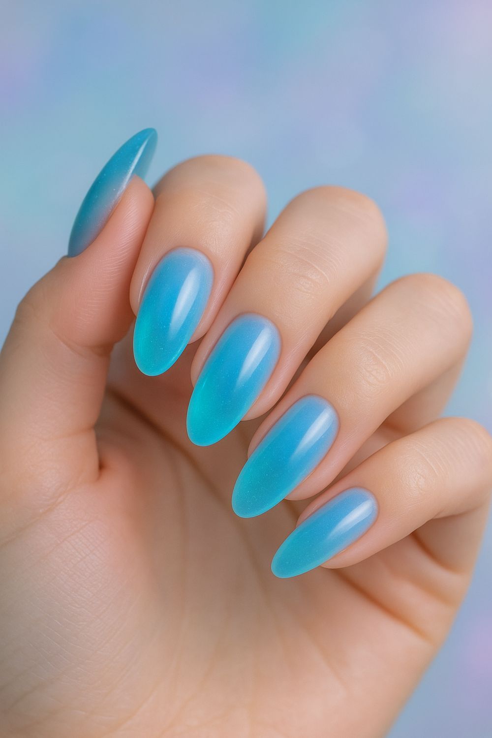 blue nail ideas inspo