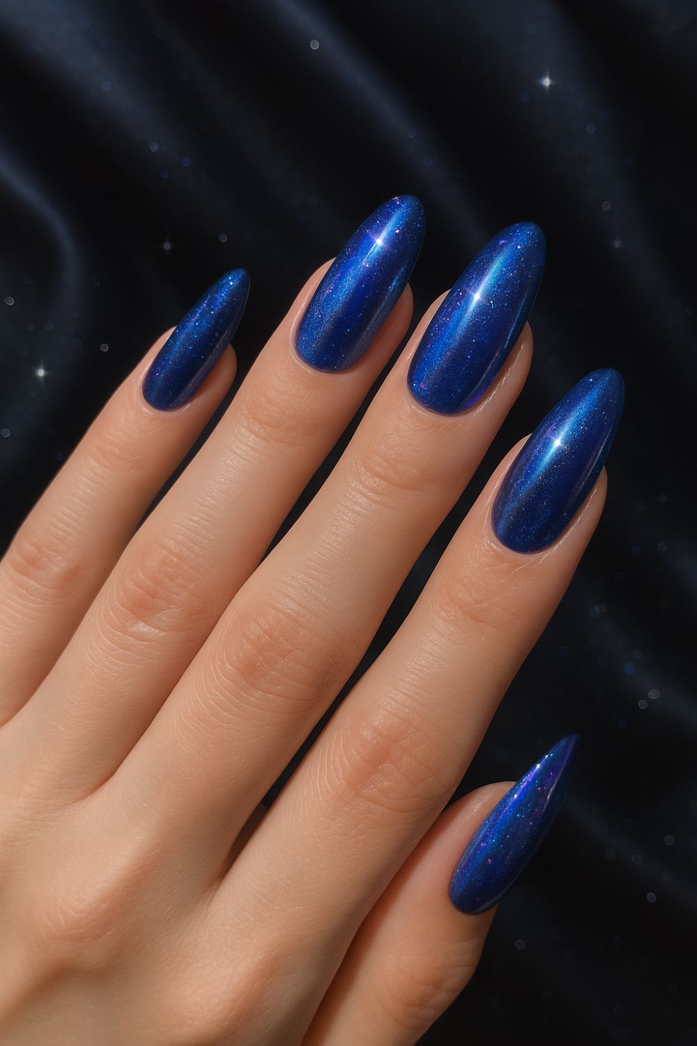blue nail ideas inspo