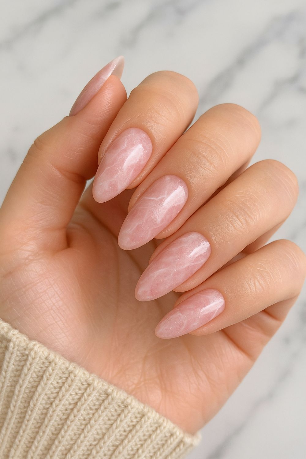 pink nail inspo