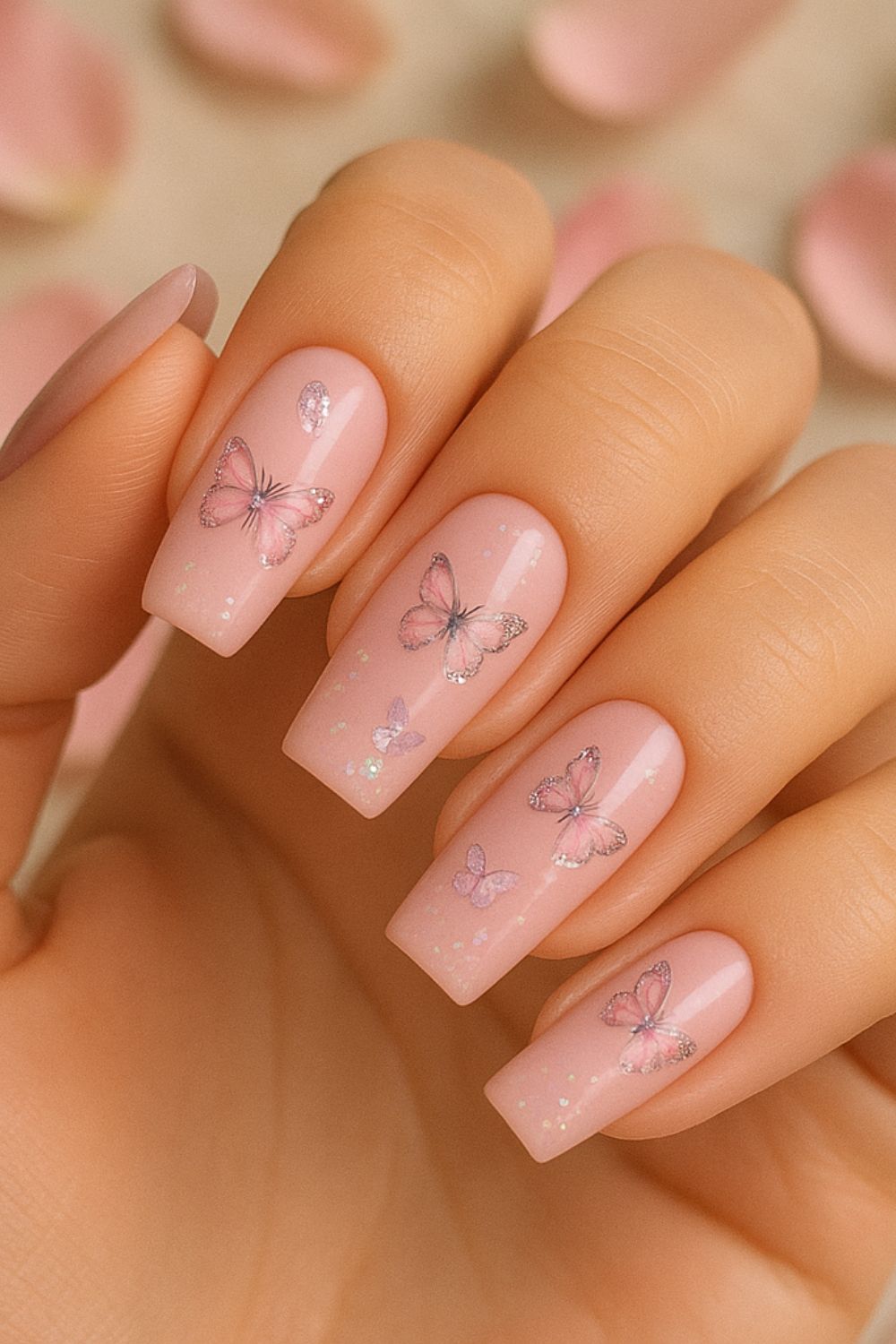pink nail inspo