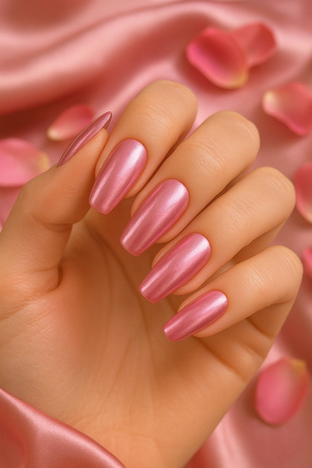 pink nail inspo