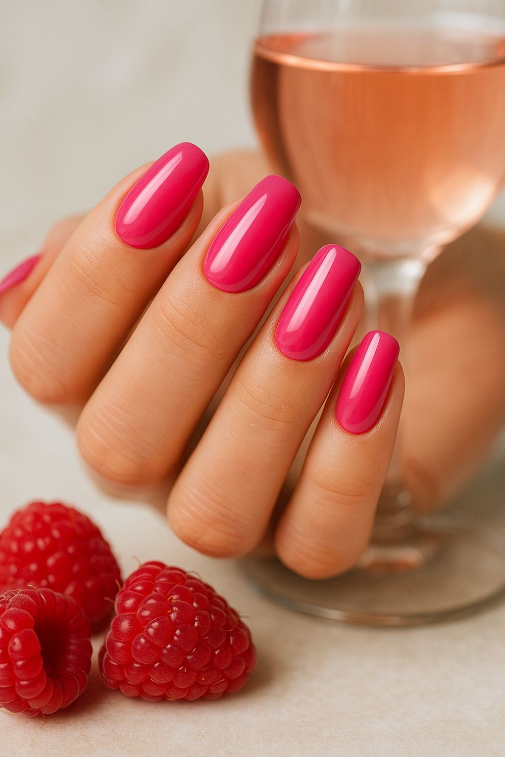 pink nail inspo