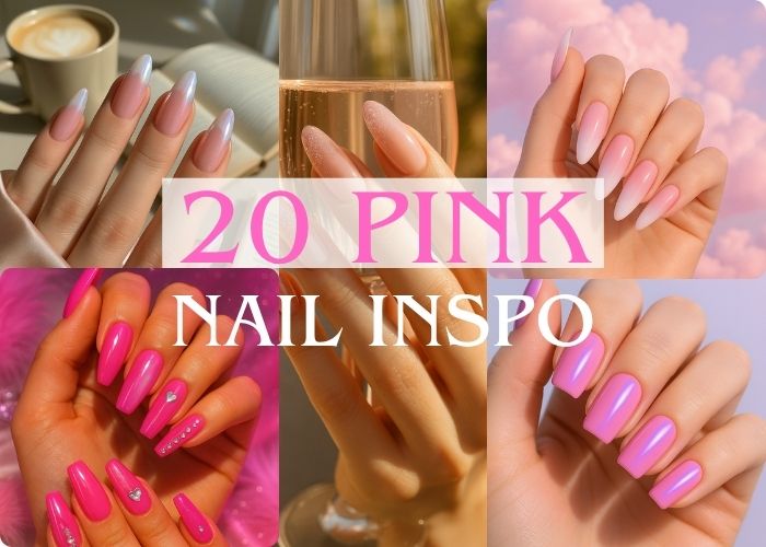pink nail inspo