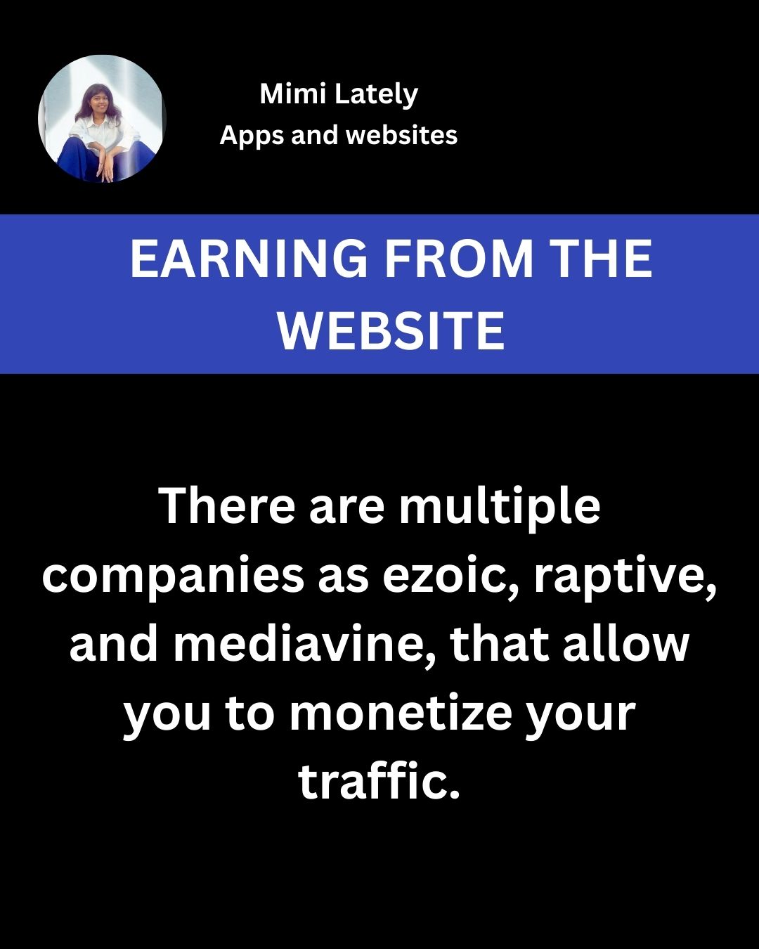 earning from website