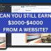Earning from website